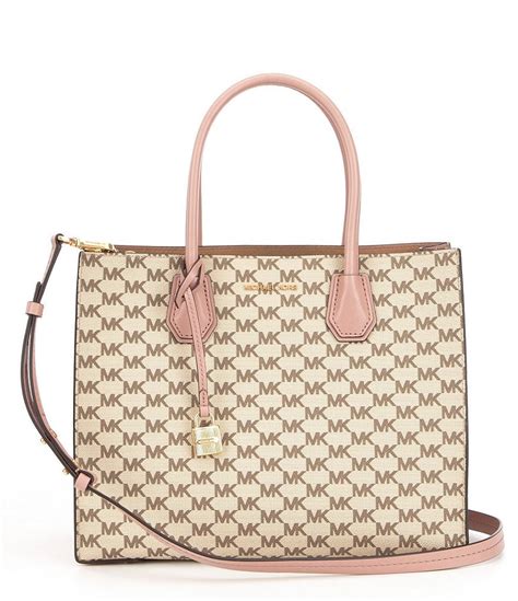 michael michael kors heritage signature large convertible tote|michael kors large signature tote.